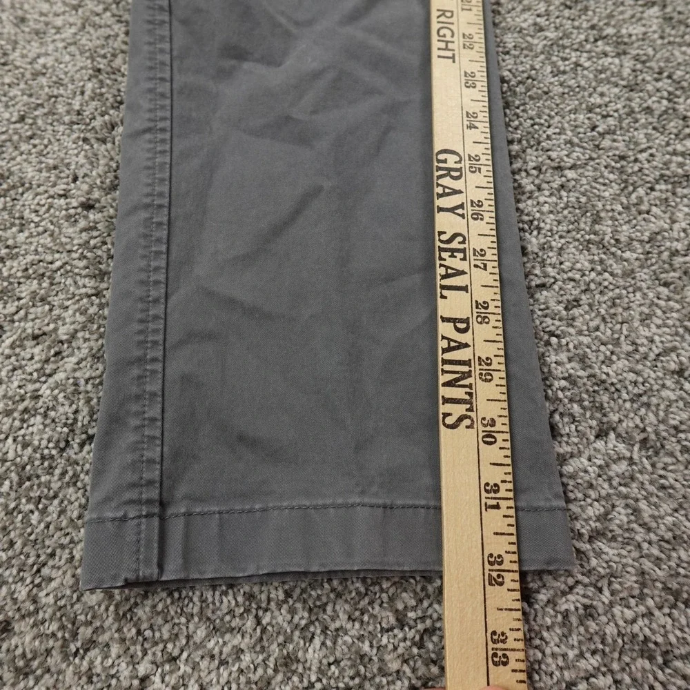 Abercrombie Fitch Pants Mens 34X32 Gray Chino Trousers Skinny Stretch Preppy Y2K